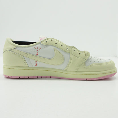 NIKE | ナイキ AJ1 Retro Low OG ×Travis Scott エア ジョーダン トラヴィス スコット スニーカー IQ7604-100 ピンク 28.5cm【三重本店】