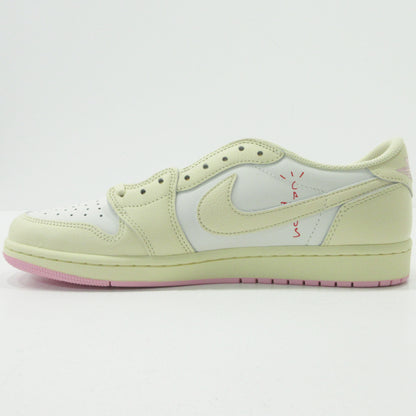 NIKE | ナイキ AJ1 Retro Low OG ×Travis Scott エア ジョーダン トラヴィス スコット スニーカー IQ7604-100 ピンク 28.5cm【三重本店】