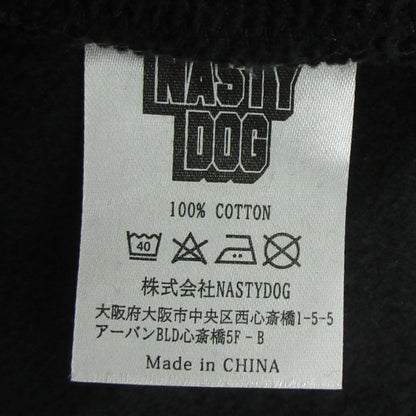 NASTY DOG | ナスティードッグナスティドッグ プリントフーディ パーカー ブラック サイズ：XL【三重本店】