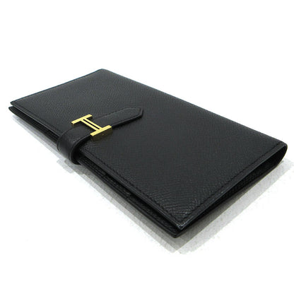 HERMES | エルメス ベアンスフレ 二つ折り 長財布 ブラック【三重本店】