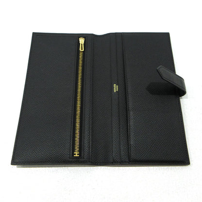 HERMES | エルメス ベアンスフレ 二つ折り 長財布 ブラック【三重本店】