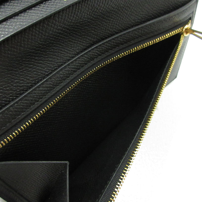 HERMES | エルメス ベアンスフレ 二つ折り 長財布 ブラック【三重本店】