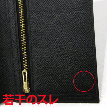 HERMES | エルメス ベアンスフレ 二つ折り 長財布 ブラック【三重本店】