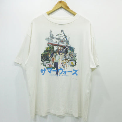 SAINT MICHAEL | セントマイケルセイントマイケル GEEKS RULE SUMMER WARS SS TEE 半袖Ｔシャツ SM-YS1-0000-C27 ホワイト サイズ：L【三重本店】