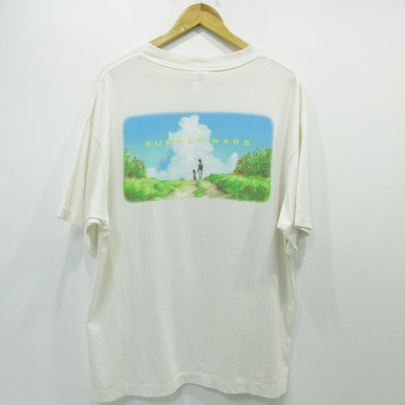 SAINT MICHAEL | セントマイケルセイントマイケル GEEKS RULE SUMMER WARS SS TEE 半袖Ｔシャツ SM-YS1-0000-C27 ホワイト サイズ：L【三重本店】