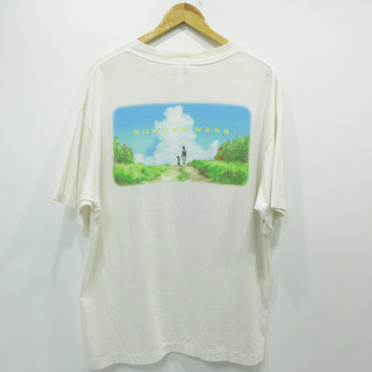 SAINT MICHAEL | セントマイケルセイントマイケル GEEKS RULE SUMMER WARS SS TEE 半袖Ｔシャツ SM-YS1-0000-C27 ホワイト サイズ：L【三重本店】