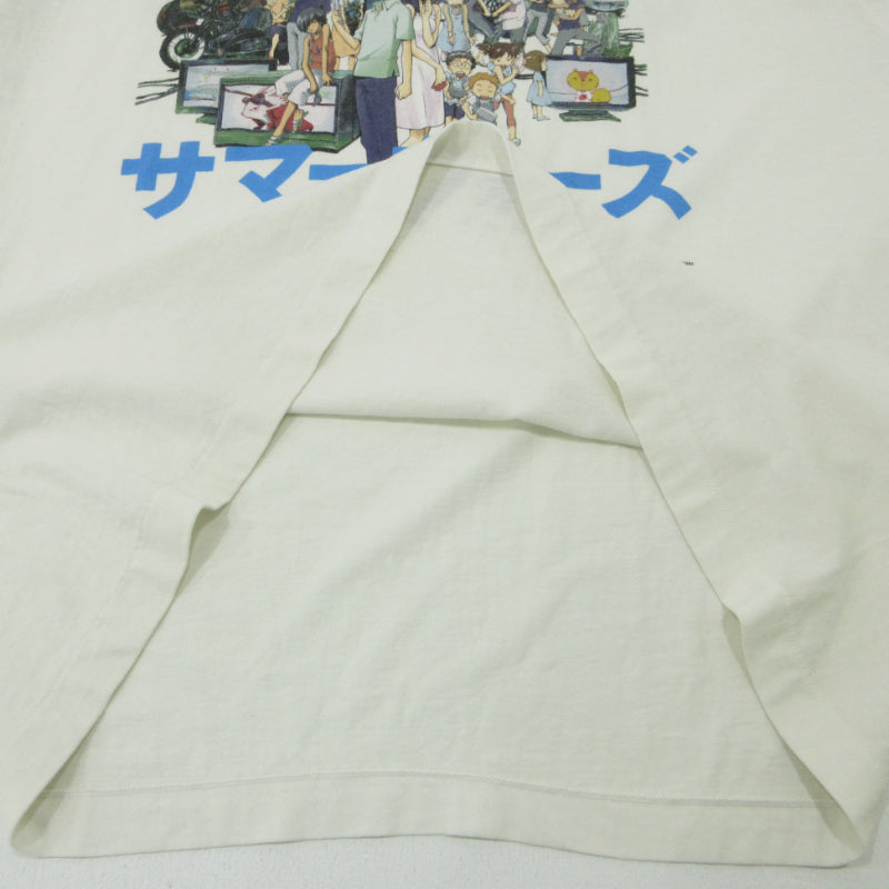 SAINT MICHAEL | セントマイケルセイントマイケル GEEKS RULE SUMMER WARS SS TEE 半袖Ｔシャツ SM-YS1-0000-C27 ホワイト サイズ：L【三重本店】