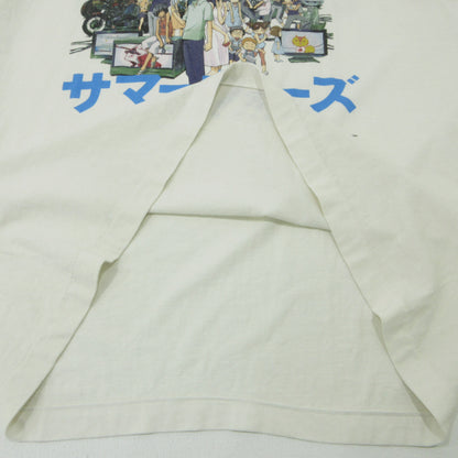 SAINT MICHAEL | セントマイケルセイントマイケル GEEKS RULE SUMMER WARS SS TEE 半袖Ｔシャツ SM-YS1-0000-C27 ホワイト サイズ：L【三重本店】