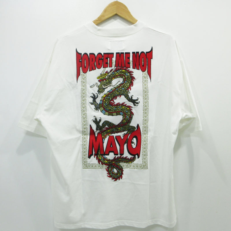 FGMN DRAGON EMBROIDERY SHORT SLEEVE T-SHIRT 半袖Ｔシャツ 25MY-SST001 ホワイト サイズ：L【三重本店】