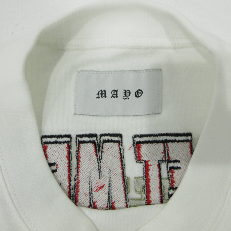 FGMN DRAGON EMBROIDERY SHORT SLEEVE T-SHIRT 半袖Ｔシャツ 25MY-SST001 ホワイト サイズ：L【三重本店】