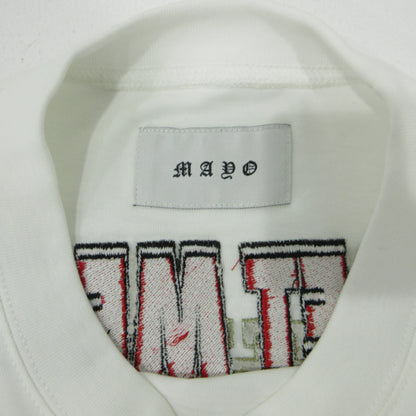 FGMN DRAGON EMBROIDERY SHORT SLEEVE T-SHIRT 半袖Ｔシャツ 25MY-SST001 ホワイト サイズ：L【三重本店】