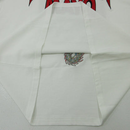 FGMN DRAGON EMBROIDERY SHORT SLEEVE T-SHIRT 半袖Ｔシャツ 25MY-SST001 ホワイト サイズ：L【三重本店】