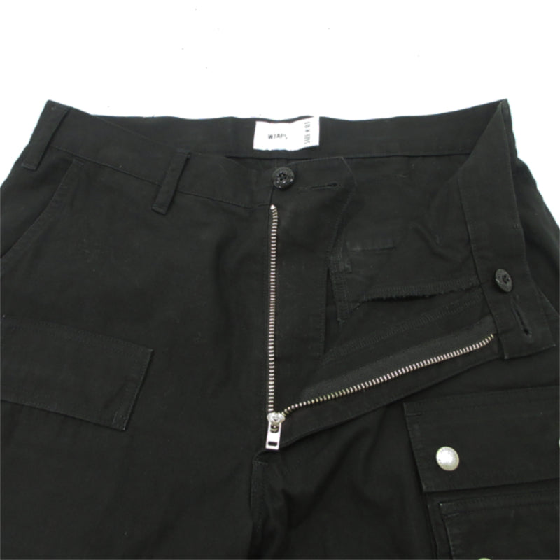 W)TAPS | ダブルタップス MODULAR 01 / TROUSERS. COTTON. RIPSTOP その他ボトムス 192-BRDT-PTM03 ブラック サイズ：1【三重本店】