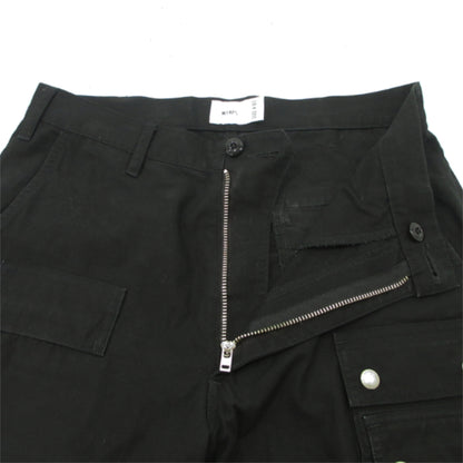 W)TAPS | ダブルタップス MODULAR 01 / TROUSERS. COTTON. RIPSTOP その他ボトムス 192-BRDT-PTM03 ブラック サイズ：1【三重本店】