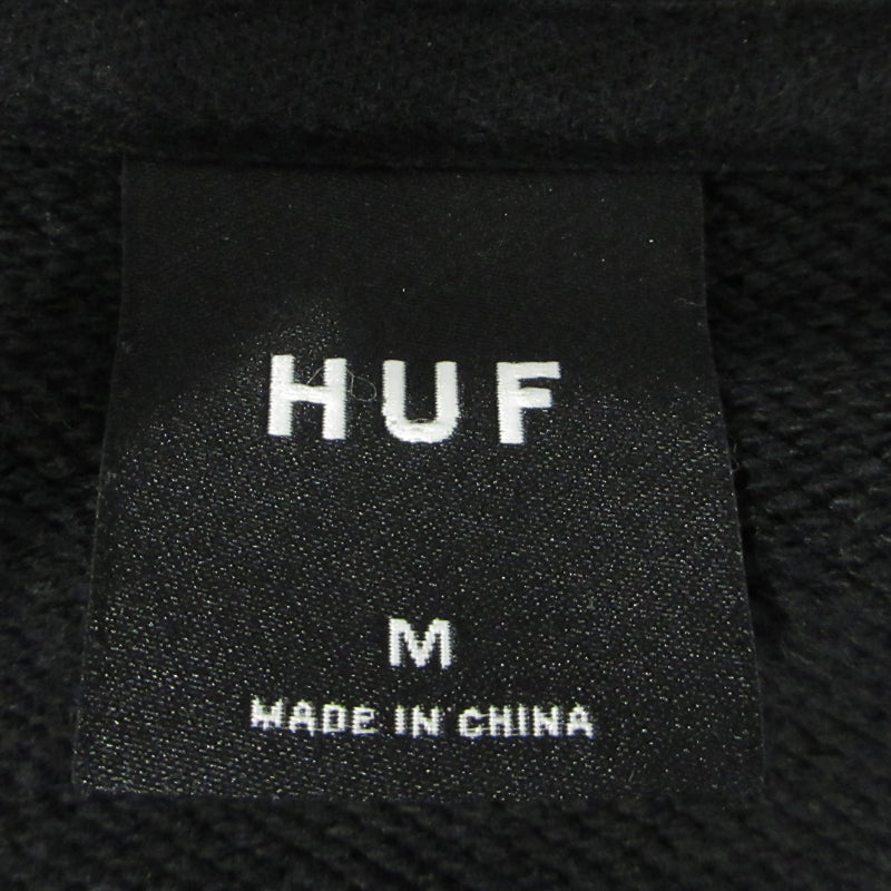 HUF | ハフ ボックスロゴ パーカー ブラック サイズ：M【三重本店】