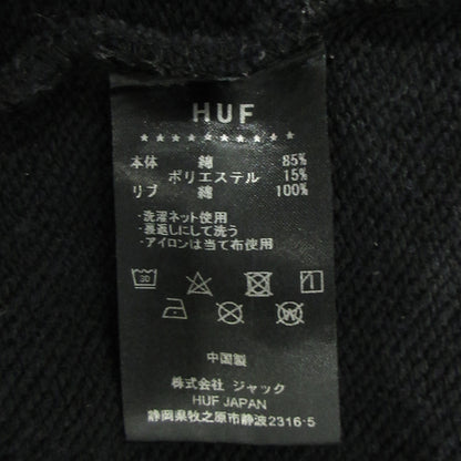 HUF | ハフ ボックスロゴ パーカー ブラック サイズ：M【三重本店】