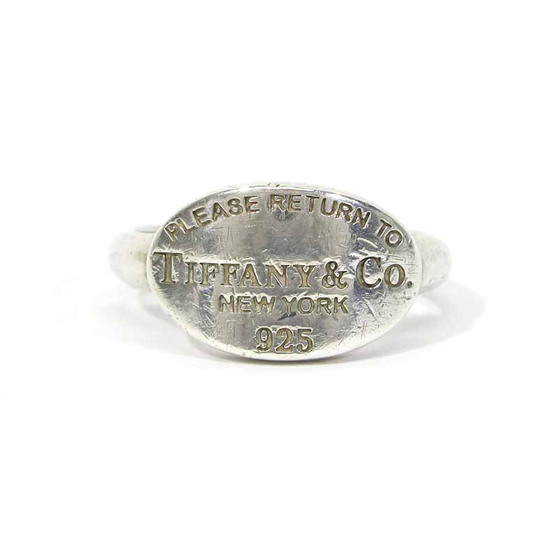 Tiffany&co | ティファニー リターントゥティファニー オーバルタグ リング サイズ：約10号 リング・指輪 シルバー【三重本店】