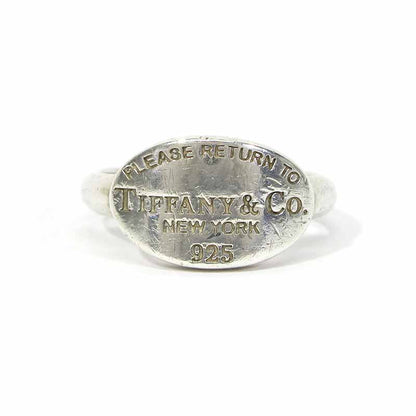 Tiffany&co | ティファニー リターントゥティファニー オーバルタグ リング サイズ：約10号 リング・指輪 シルバー【三重本店】