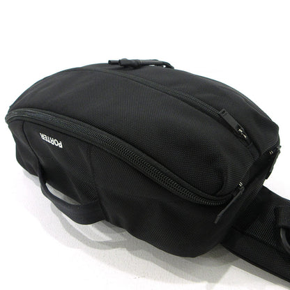 PORTER | ポーター UPSIDE 2WAY SLING SHOULDER BAG ウエストバッグ 532-17903 ブラック【三重本店】