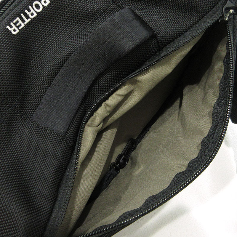 PORTER | ポーター UPSIDE 2WAY SLING SHOULDER BAG ウエストバッグ 532-17903 ブラック【三重本店】