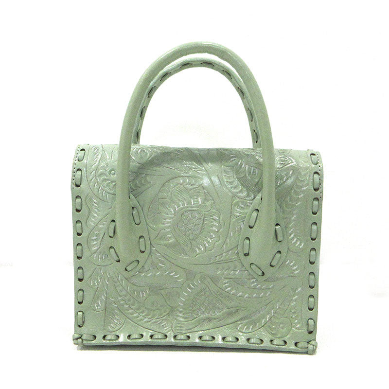 GRACE CONTINENTAL | グレースコンチネンタル CARVING TRIBES 2wayバッグ ショルダーバッグ ミントグリーン【三重本店】