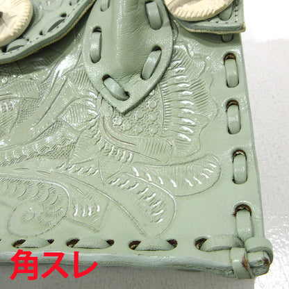 GRACE CONTINENTAL | グレースコンチネンタル CARVING TRIBES 2wayバッグ ショルダーバッグ ミントグリーン【三重本店】