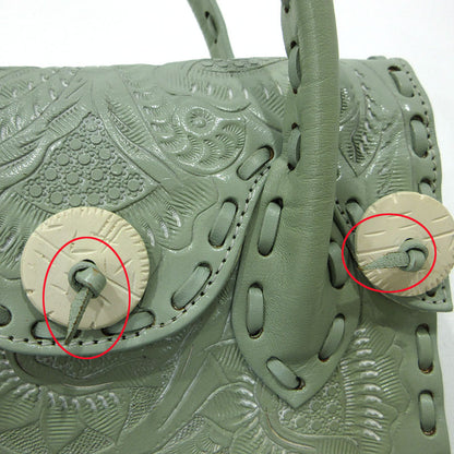 GRACE CONTINENTAL | グレースコンチネンタル CARVING TRIBES 2wayバッグ ショルダーバッグ ミントグリーン【三重本店】