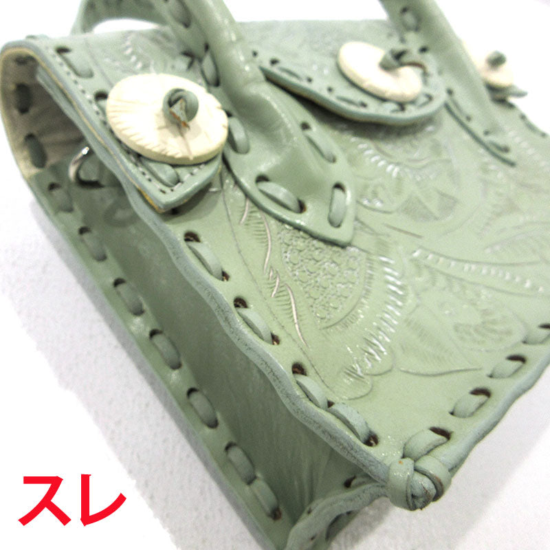 GRACE CONTINENTAL | グレースコンチネンタル CARVING TRIBES 2wayバッグ ショルダーバッグ ミントグリーン【三重本店】
