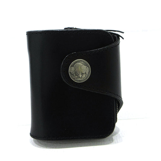 ALZUNI | アルズニ 二つ折り財布 ブラック【三重本店】