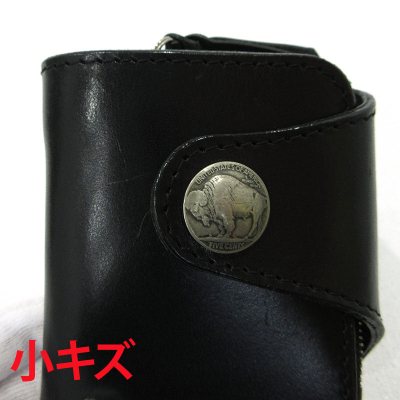 ALZUNI | アルズニ 二つ折り財布 ブラック【三重本店】