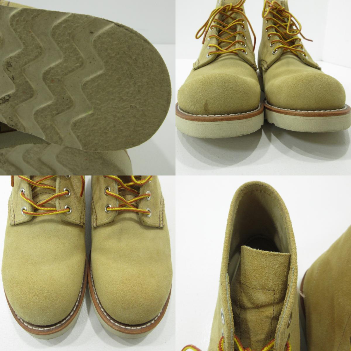 RED WING | レッドウィング 6-inch Classic Round クラシックラウンド ブーツ 8167 ベージュ 27cm【三重本店】