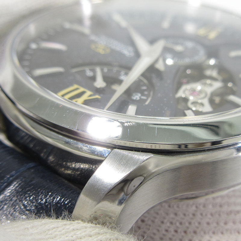 ORIENT STAR | オリエントスター コンテンポラリーコレクション レイヤードスケルトン 70周年記念限定モデル 腕時計 RK-AV0B05E アナログ表示 自動巻き ネイビー系×ブラック×シルバー【三重本店】
