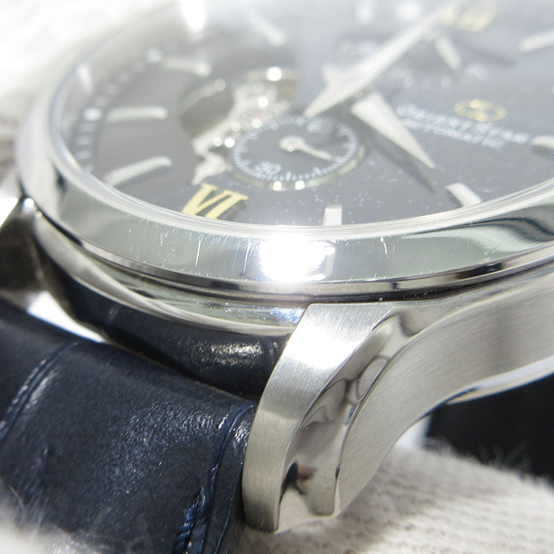 ORIENT STAR | オリエントスター コンテンポラリーコレクション レイヤードスケルトン 70周年記念限定モデル 腕時計 RK-AV0B05E アナログ表示 自動巻き ネイビー系×ブラック×シルバー【三重本店】