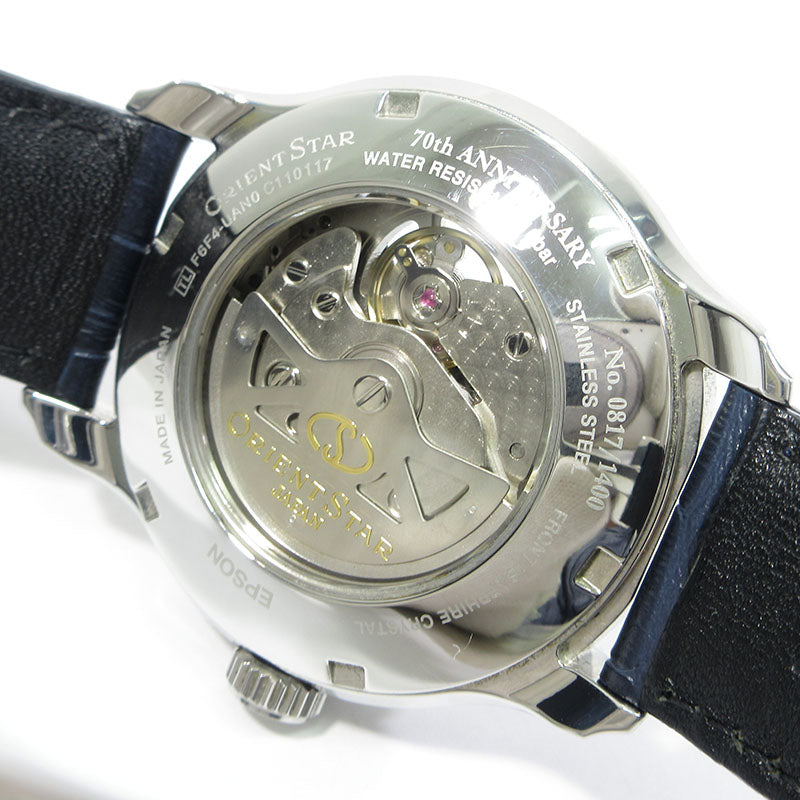 ORIENT STAR | オリエントスター コンテンポラリーコレクション レイヤードスケルトン 70周年記念限定モデル 腕時計 RK-AV0B05E アナログ表示 自動巻き ネイビー系×ブラック×シルバー【三重本店】