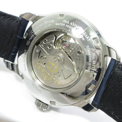 ORIENT STAR | オリエントスター コンテンポラリーコレクション レイヤードスケルトン 70周年記念限定モデル 腕時計 RK-AV0B05E アナログ表示 自動巻き ネイビー系×ブラック×シルバー【三重本店】
