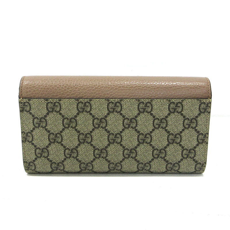 GUCCI | グッチ ダブルG コンチネンタルウォレット 二つ折り 長財布 456116 ベージュ【三重本店】