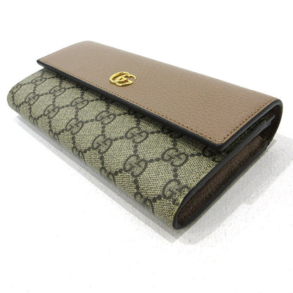 GUCCI | グッチ ダブルG コンチネンタルウォレット 二つ折り 長財布 456116 ベージュ【三重本店】