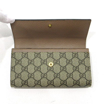 GUCCI | グッチ ダブルG コンチネンタルウォレット 二つ折り 長財布 456116 ベージュ【三重本店】
