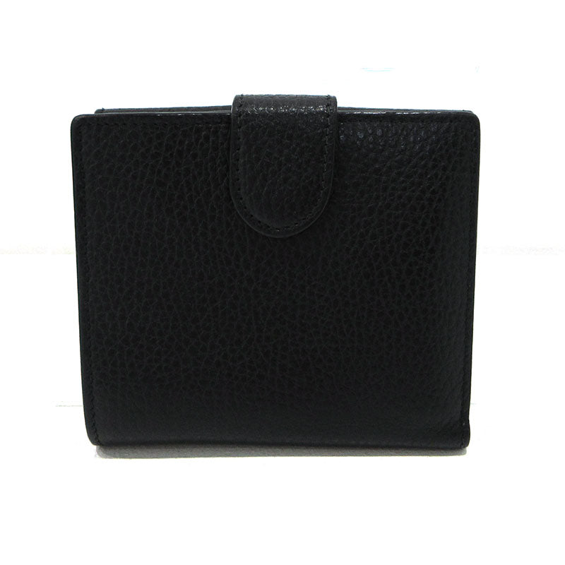 GUCCI | グッチ インターロッキングG 二つ折り財布 598167 ブラック【三重本店】