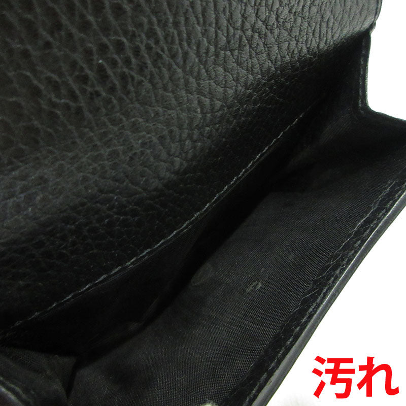 GUCCI | グッチ インターロッキングG 二つ折り財布 598167 ブラック【三重本店】