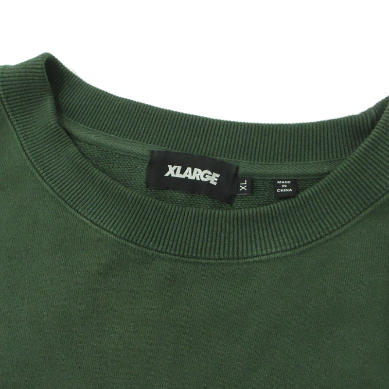 X-LARGE | エクストララージ スウェット 101243012006 グリーン サイズ：XL【三重本店】
