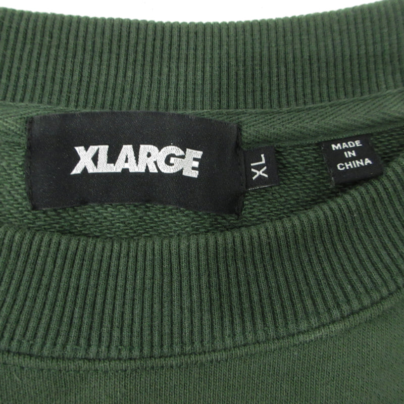 X-LARGE | エクストララージ スウェット 101243012006 グリーン サイズ：XL【三重本店】