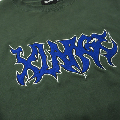 X-LARGE | エクストララージ スウェット 101243012006 グリーン サイズ：XL【三重本店】
