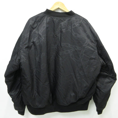 X-LARGE | エクストララージ CRAWLING DEATH CHAIN BOMBER JACKET ミリタリーコート 101241021017 ブラック サイズ：XL【三重本店】