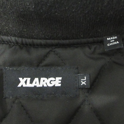 X-LARGE | エクストララージ CRAWLING DEATH CHAIN BOMBER JACKET ミリタリーコート 101241021017 ブラック サイズ：XL【三重本店】