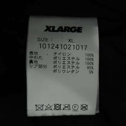 X-LARGE | エクストララージ CRAWLING DEATH CHAIN BOMBER JACKET ミリタリーコート 101241021017 ブラック サイズ：XL【三重本店】