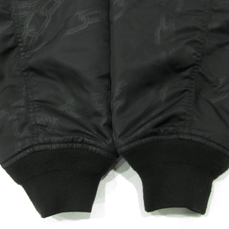 X-LARGE | エクストララージ CRAWLING DEATH CHAIN BOMBER JACKET ミリタリーコート 101241021017 ブラック サイズ：XL【三重本店】