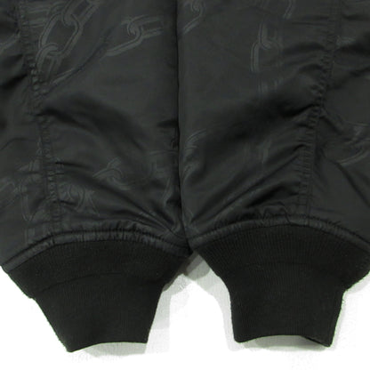 X-LARGE | エクストララージ CRAWLING DEATH CHAIN BOMBER JACKET ミリタリーコート 101241021017 ブラック サイズ：XL【三重本店】