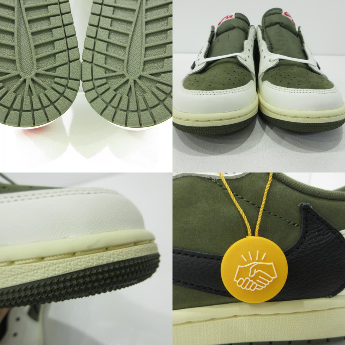 NIKE | ナイキ Air Jordan 1 Low OG SP ×Travis Scott スニーカー DM7866-200 オリーブ 28cm【三重本店】
