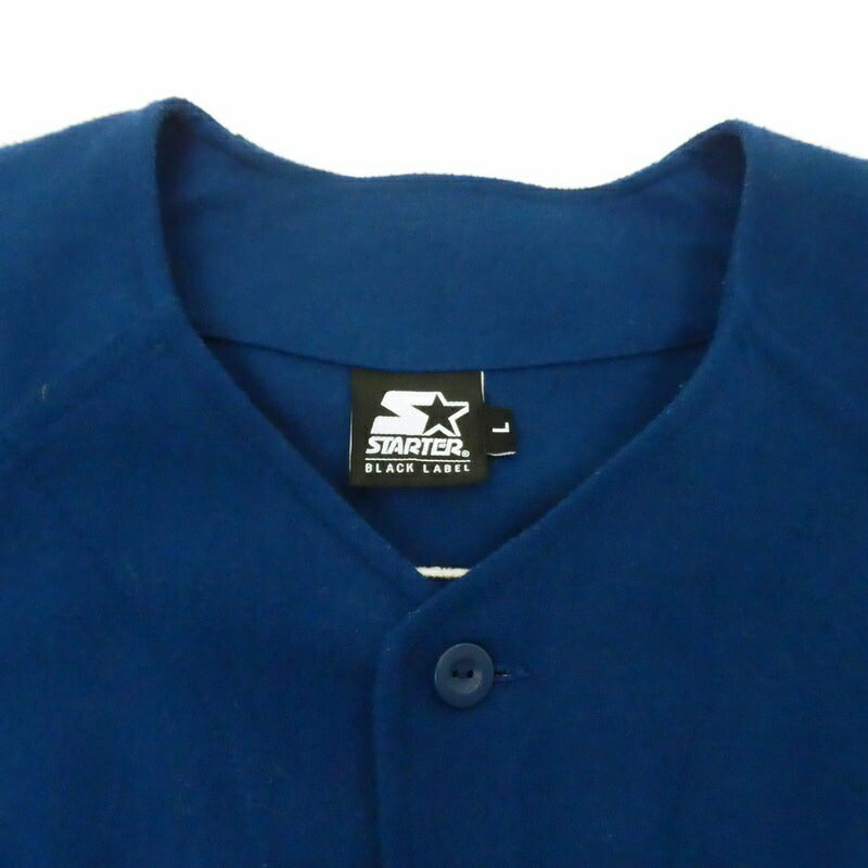【中古】STARTER | スターター FLANNEL BASEBALL SHIRTS 半袖シャツ サイズ：L